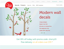 Tablet Screenshot of cherrywalls.com